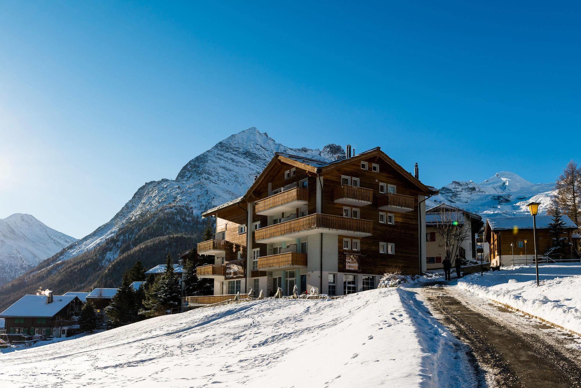 Hotel Alpenperle ซาสฟี ภายนอก รูปภาพ